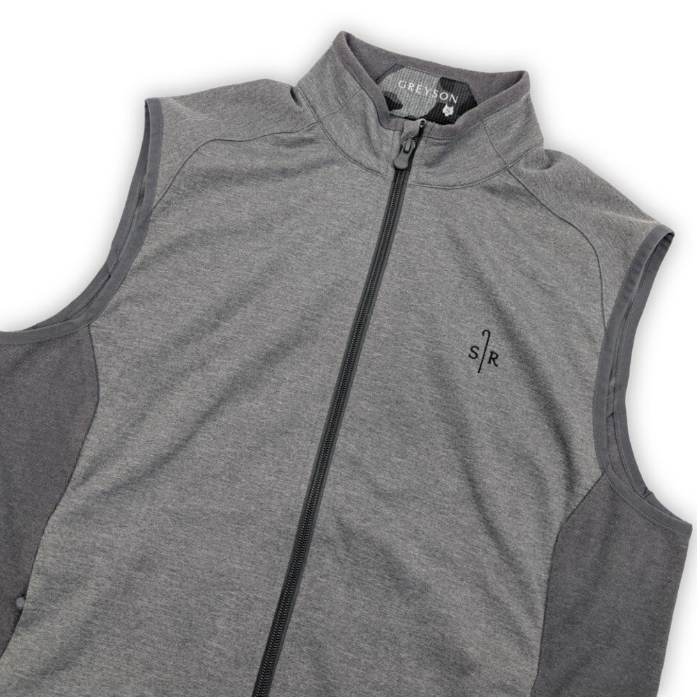 Greyson x Bandon Dunes Sheep Ranch Sequoia Vest Men Small Grey Golf Performance